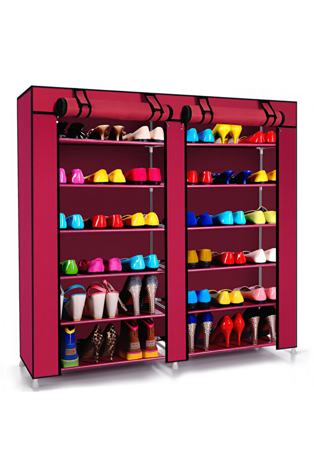 Dulap textil roșu - 1