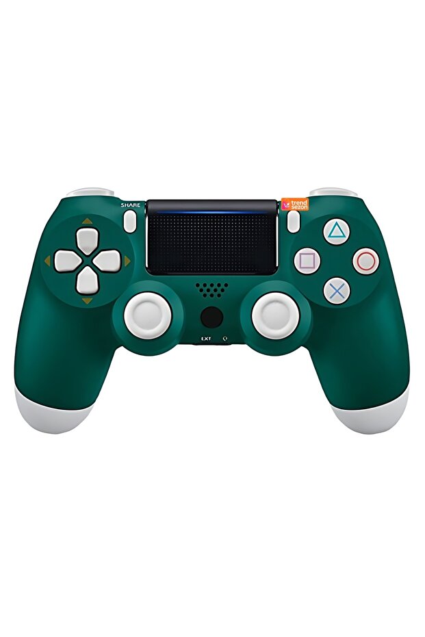 PS4 Green/White Controller - 1