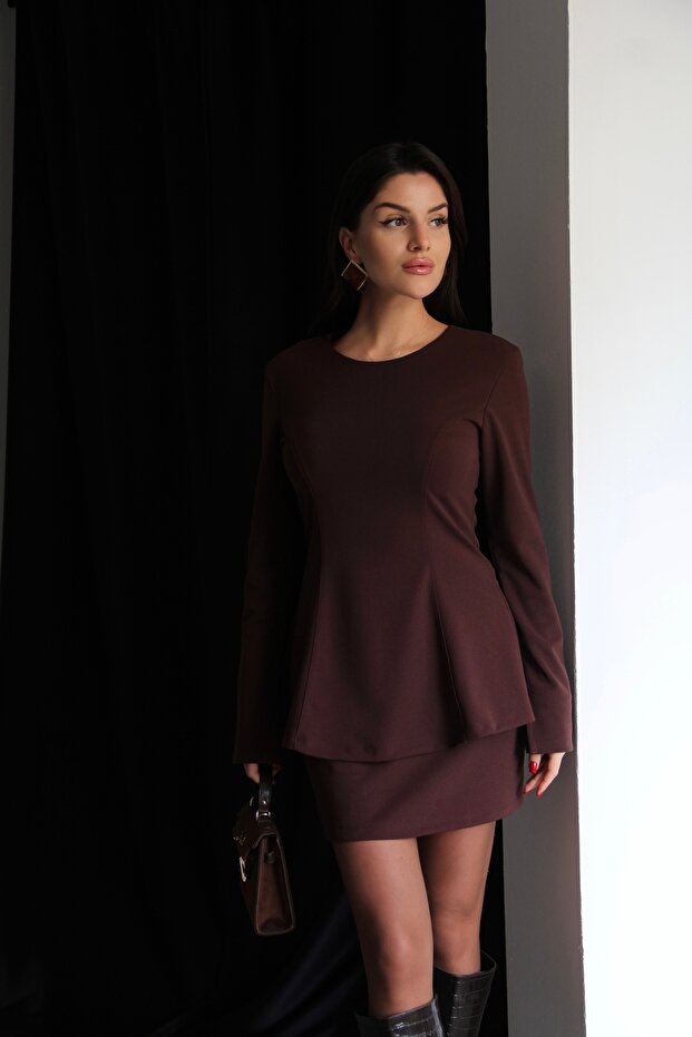 Belden Seated Mini Skirt Top and Bottom Set