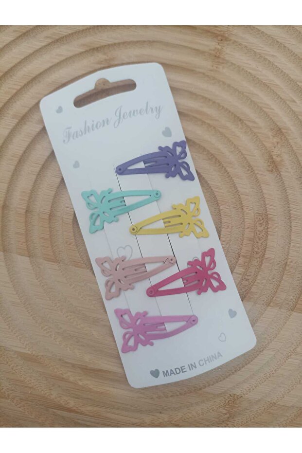 6 Adet Çıtçıt Toka - 1