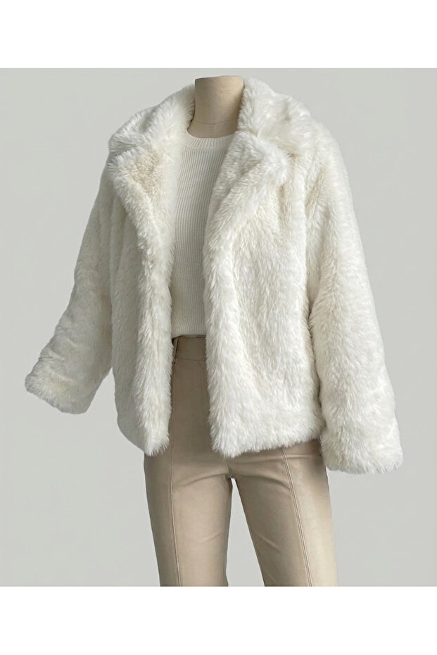 BEYAZ İÇİ ASTARLI KÜRK - 1