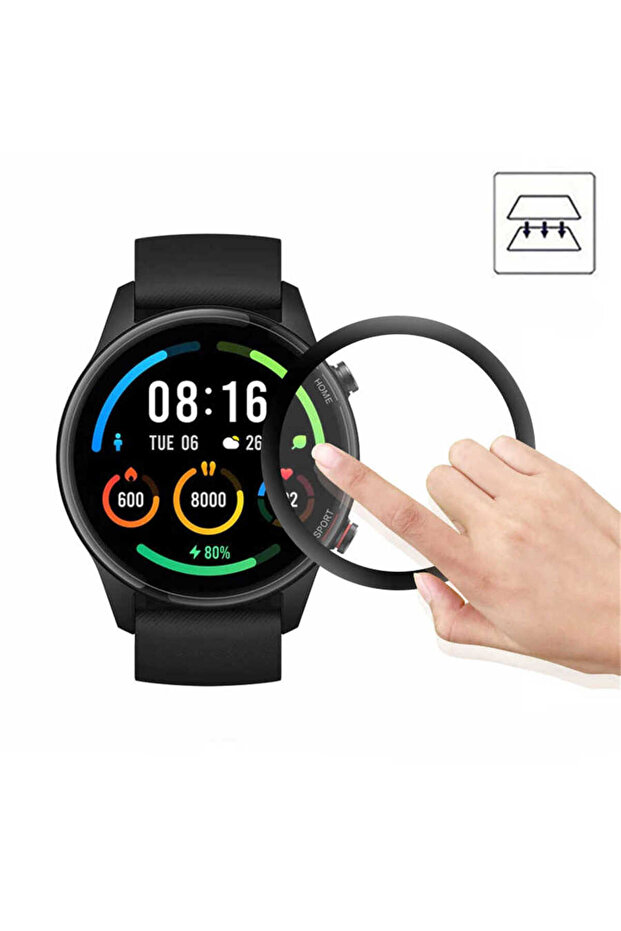 Mi Watch Color Cppl Pmma Pet Screen Protector - Black - 3