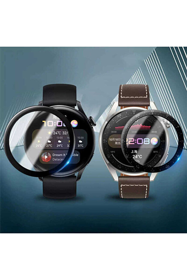 Huawei Watch 3 Pro Sys Pmma Pet Screen Protector - Black - 4