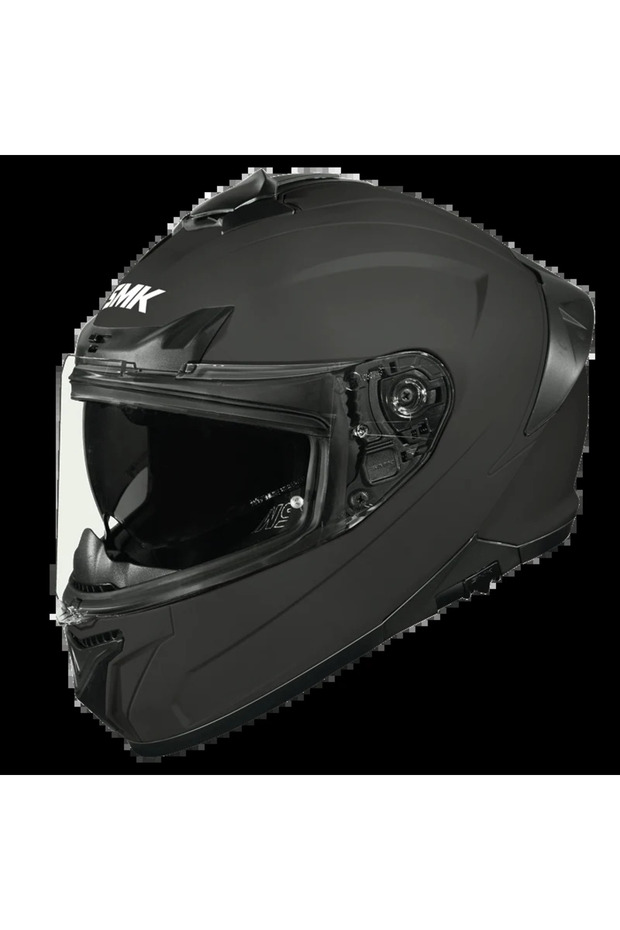 خوذة تايفون سوداء غير لامعة - 1