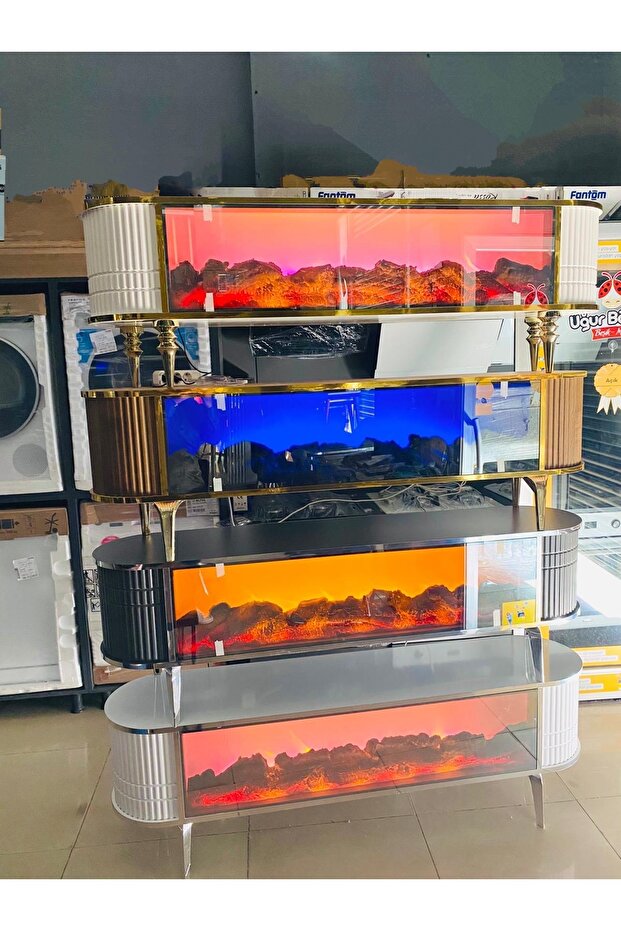 Tv ünitesi şömineli - 1