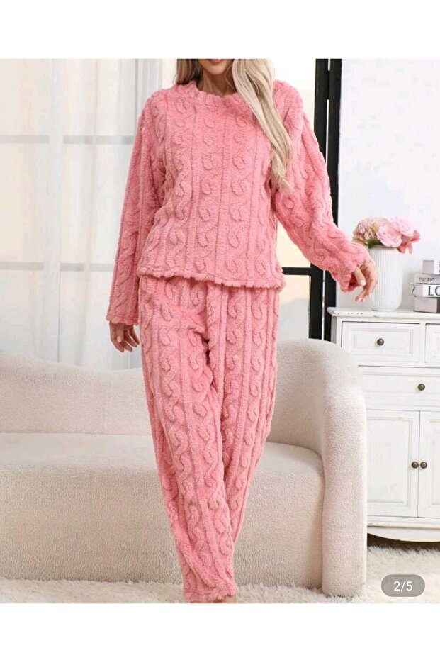 Thick velsoft pajamas for winter - 1