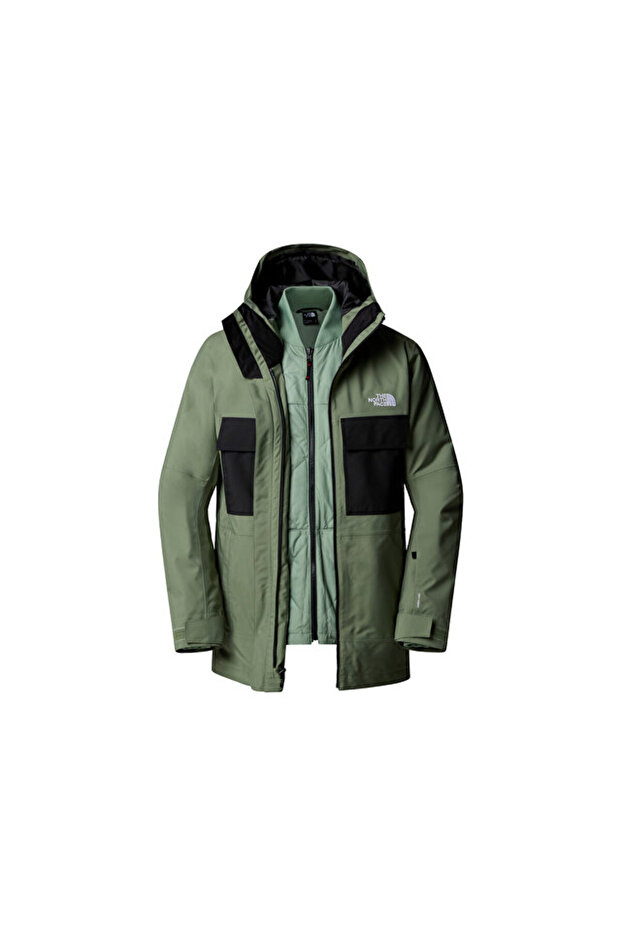 M Fourbarrel Triclimate Jacket Men's Outdoor Ski Jacket Nf0A7Wyfd0L1 Green