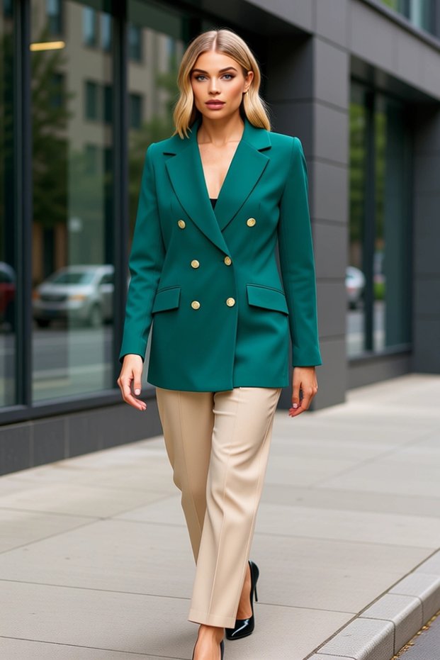 Women's Oversized Jacket Collar Long Sleeve Plain Woven Mold Functional Durable Quality Aesthetic