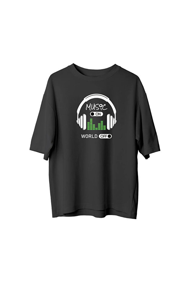 Music on - Oversized T-Shirt