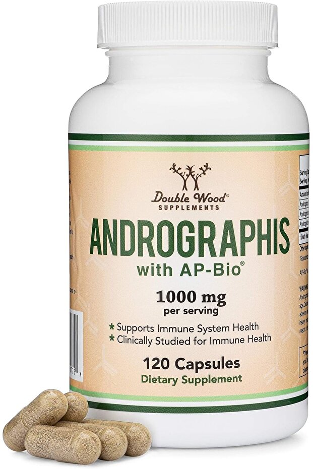 Andrographis - 1,000mg Serving Size (120 Capsules) with AP-Bio