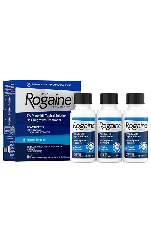 Men’s Extra Strength 5% Minoxidil, Topical Solution for Thinning & Hair Loss