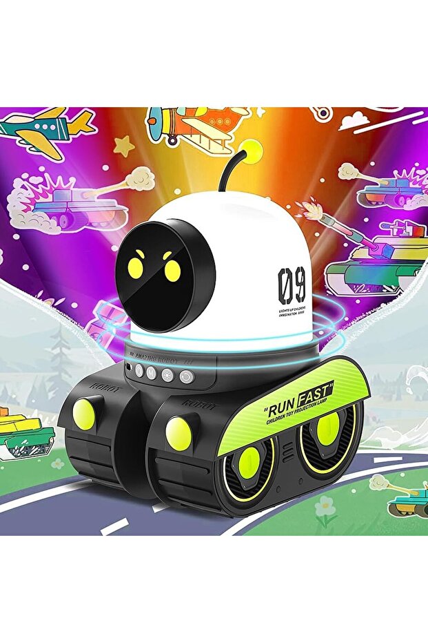 Robot Night Light Projector - 7