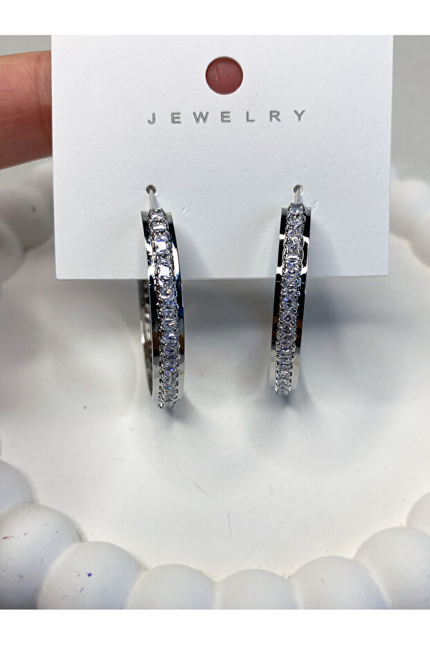 Special Series Zircon Stone Ring Model Women's Earrings