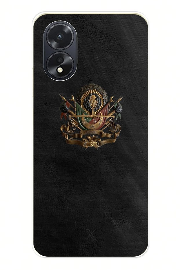 Oppo A38 Compatible Ottoman Tughra Detailed Printed Silicone Case
