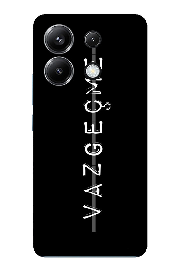 حافظة سيليكون متوافقة مع هاتف Poco X6 PRO مكتوب عليها مطبوع - 1