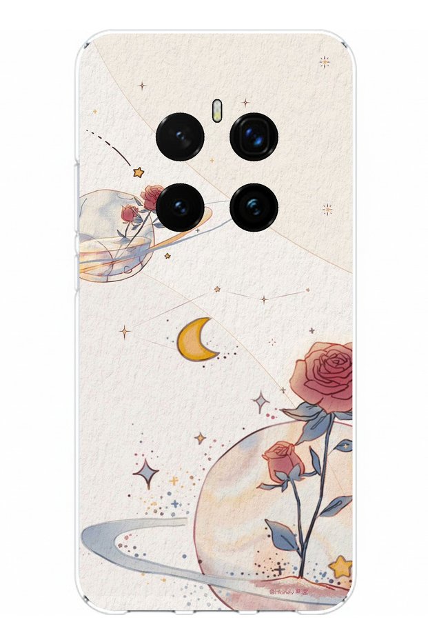 حافظة سيليكون متوافقة مع هاتف Honor Magic 7 PRO من Planet, Star and Rose مطبوع