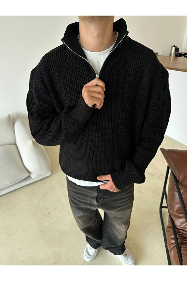 Triko Oversize Half-Zip - 2