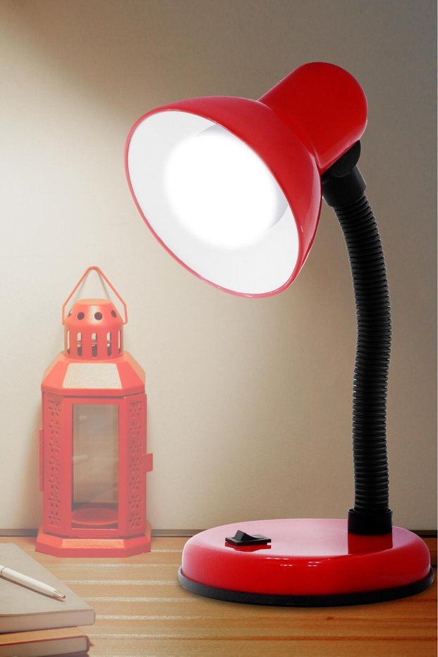 Table Lamp Acrobat Metal 360 °   Angle Adjustable Movable Desk Lamp Red 203
