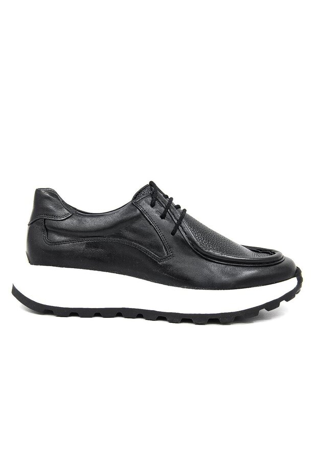 E11529 Men's Casual Shoes - Black-White