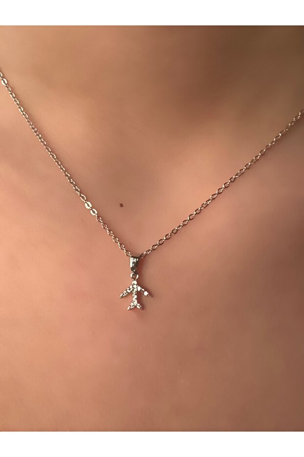 Minimal Uçak Kolye - 2