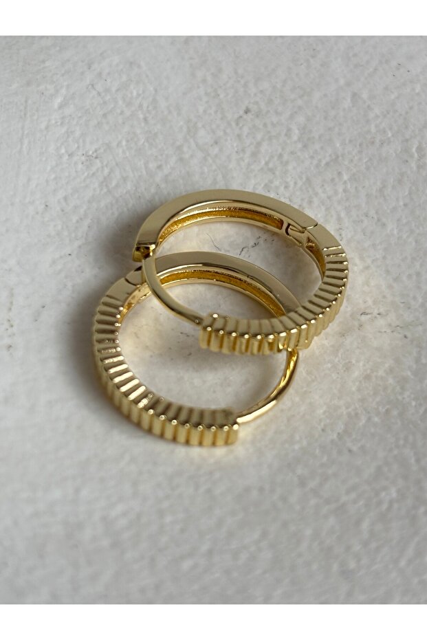 Altın Basic Küpe (1.5 cm) - 5