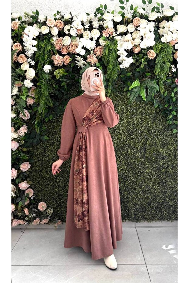 Star Süet elbise - 2