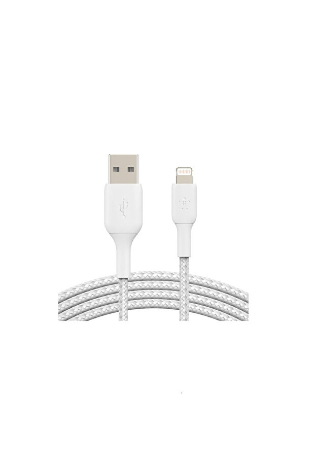 بيلكن - كيبل شحن لايتينق الى usb للايفون بطول 3متر - ابيض
