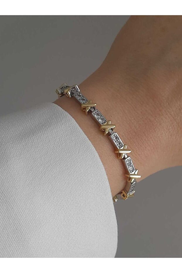 Çelik Tiffny X Bileklik - 4