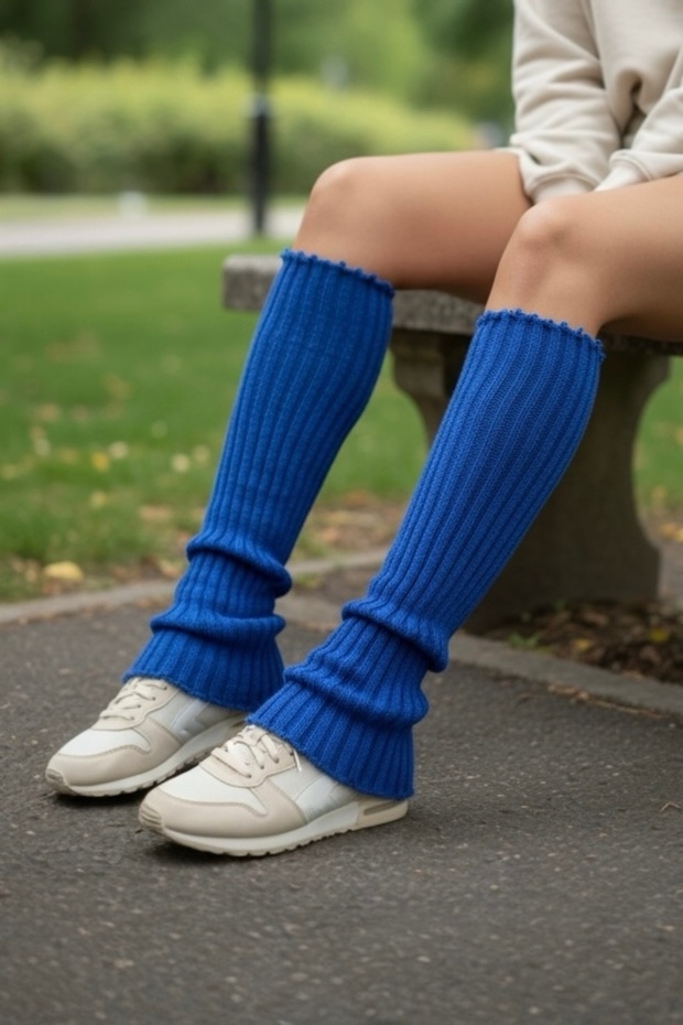 Pinterest Girl Winter 100% Acrylic Leggings Socks
