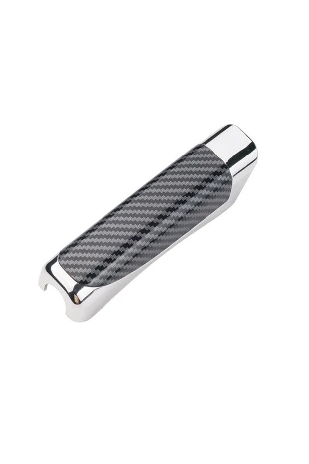 Carbon Fiber Universal Car Handbrake Grip Protect Cover Styling Wooden Carbon Fiber Decor High Quali