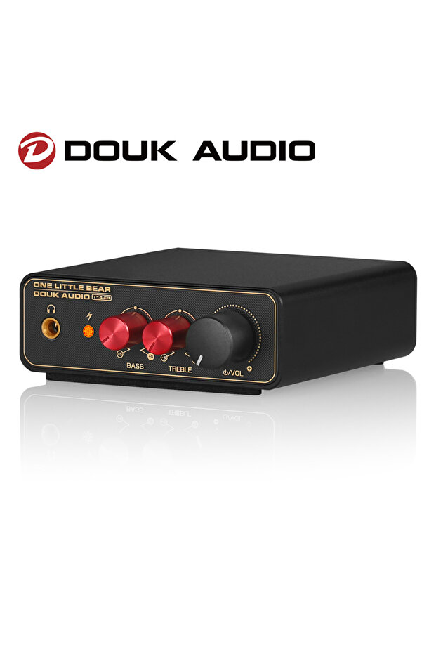 Douk Audio T14-EQ Stereo RIAA MM/MC Phono Stage Preamp Home Turntables Preamplifier with 3.5mm He...