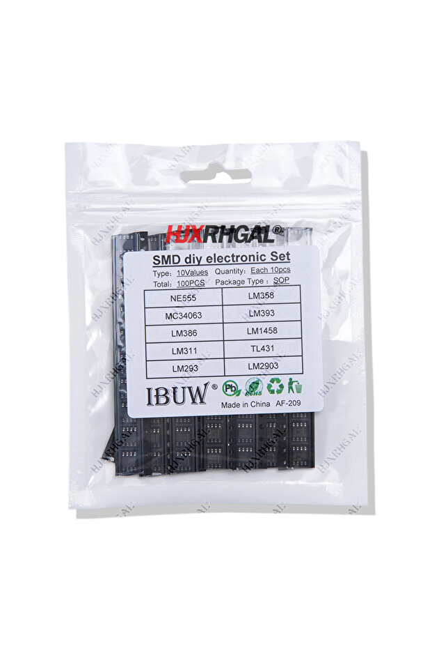 10Values*10pcs Amplifier Circuit SMD diy electronic set NE555 LM358 MC34063 LM393 LM386 LM1458 LM...