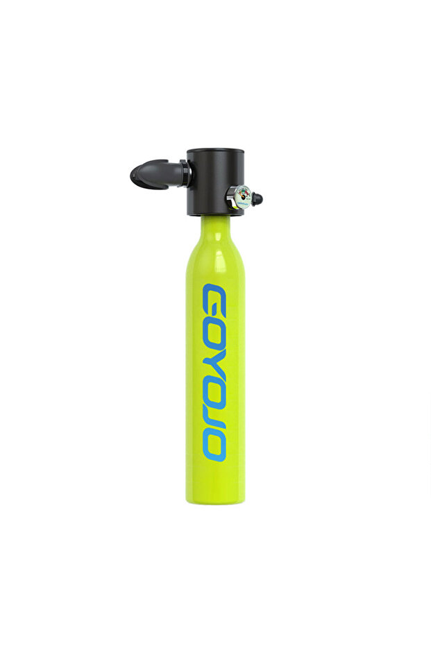 0.5Green Mini Scuba Tank Diving Equipment Underwater Diving Cylinder Inflator 0.5L Outdoor Oxygen Ta