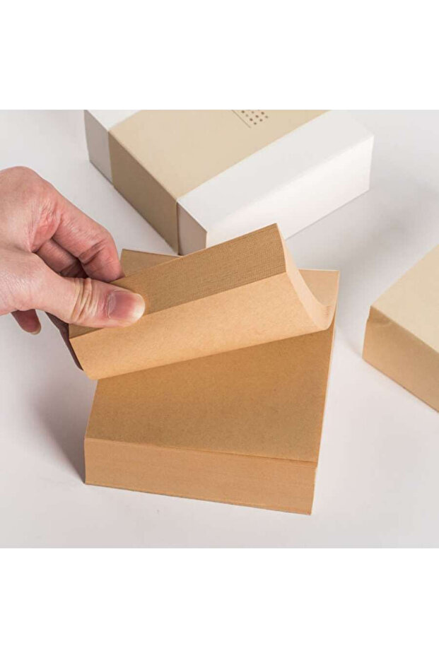 Chocolate 400 sheets/pack blank sticky notes office messages minimalist Notepads square memo paper s