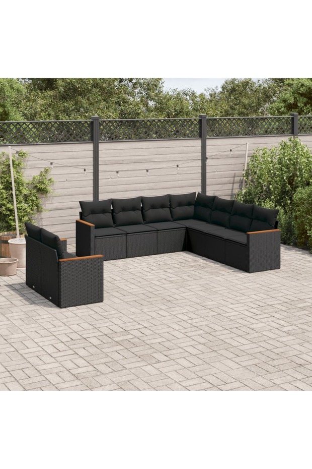 Garden Sofa Set | Black - 1