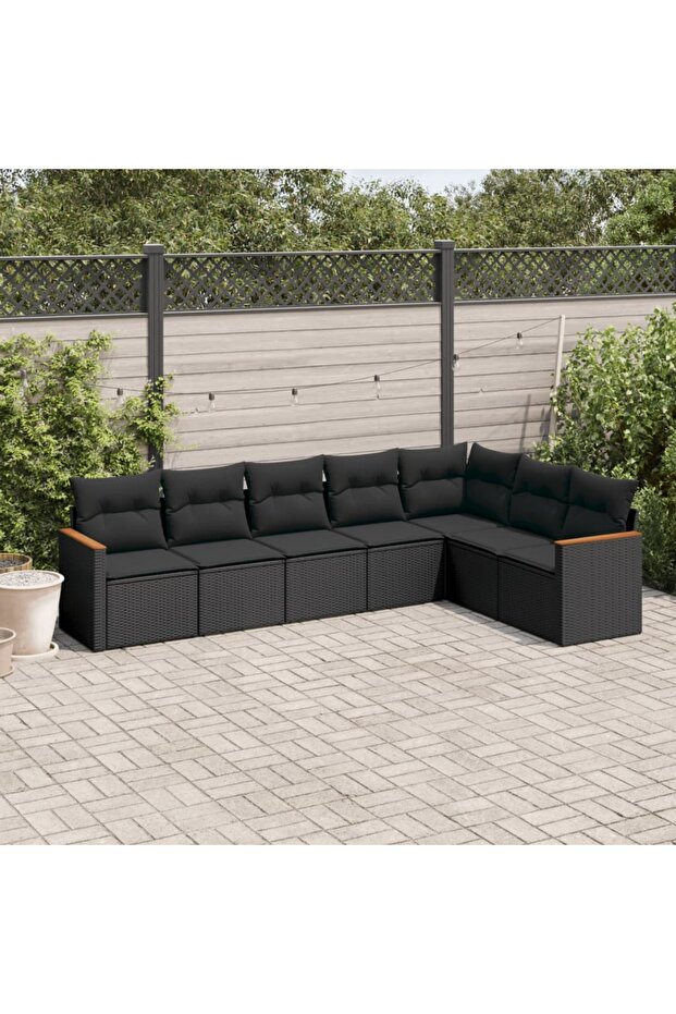 Garden Sofa Set | Black