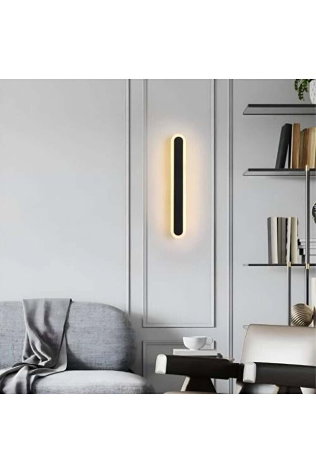 مصباح جداري LED عصري بثلاثة خيارات للألوان، طوله 40 سم