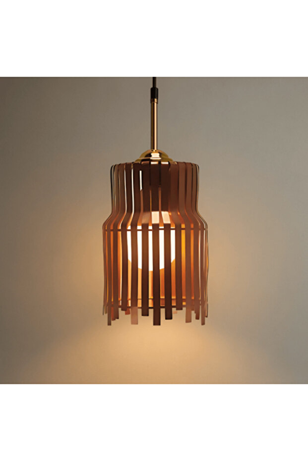 Single Copper Pendant Chandelier