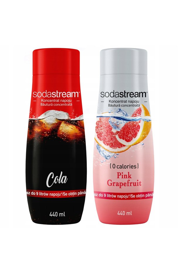 Set de 2 concentrate SodaStream Cola+Grapefruit