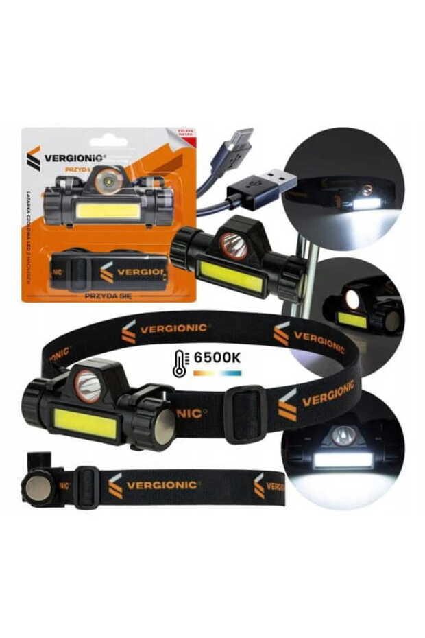 Lanternă frontală LED cu magnet - 10
