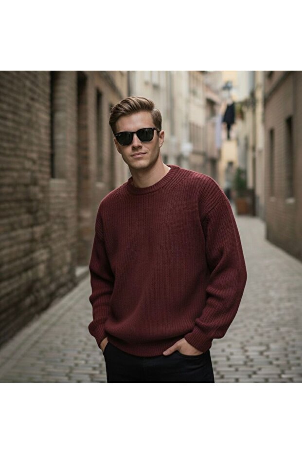 Erkek Örme Triko Kazak - 1