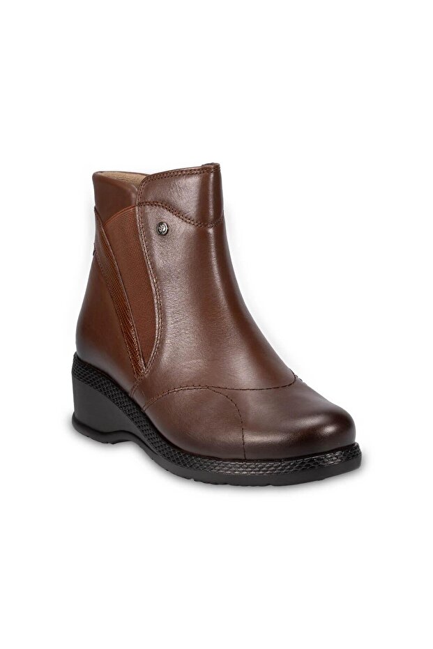 RENA-K Kadın Deri Bot Taba - 3