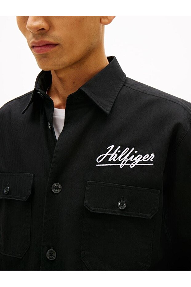 HERRINGBONE OVERSHIRT - 5