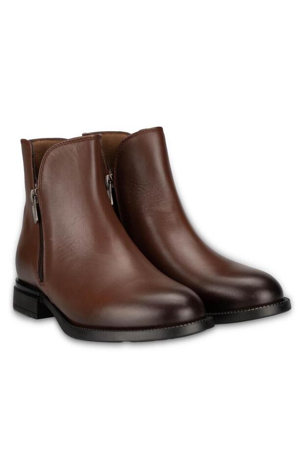 MARGO-G Kadın Deri Bot Taba - 2