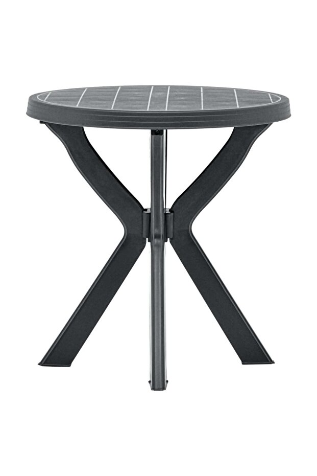 Bistro Table Anthracite Ø70 cm Plastic