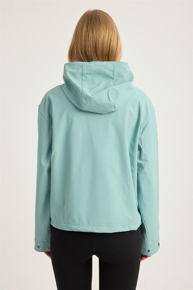 Jachetă de vânt cu glugă - 5