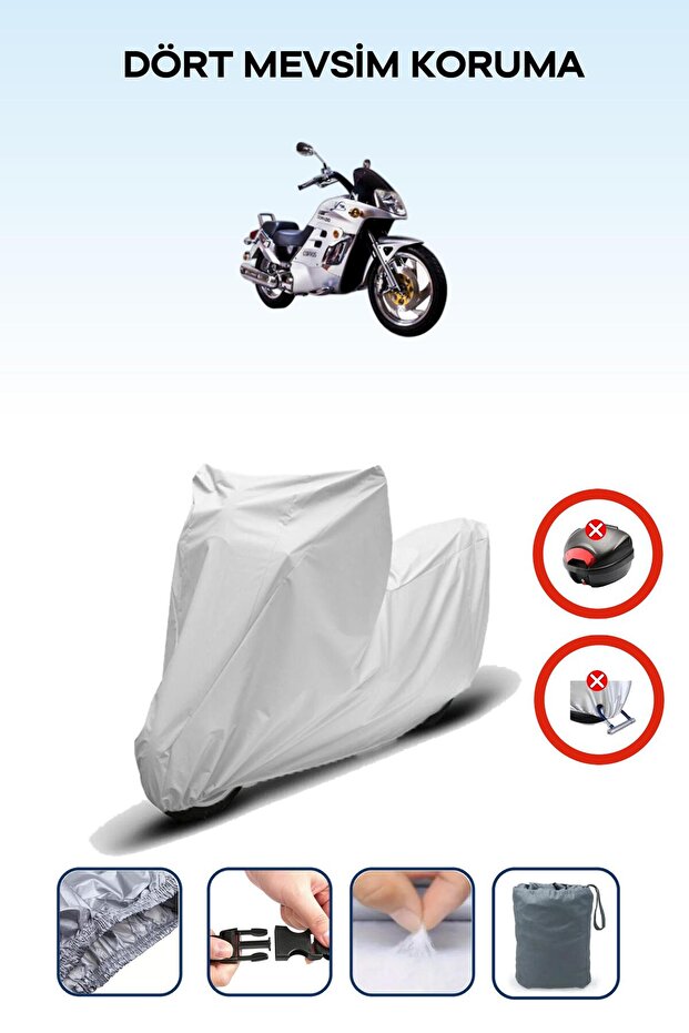 Gray Rear Bag Lock Incompatible with Dorado Corvus Compatible Motorcycle Tarpaulin, 4 Seasons
