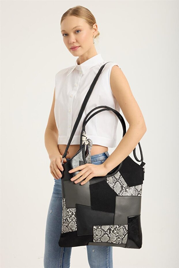 حقيبة منقوشة مختلطة - 1