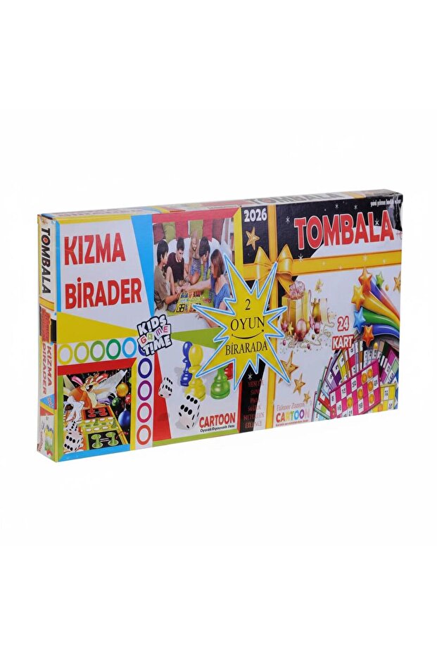Bingo and Kizma Birader in One - Family-Sized 2-Player Game Set