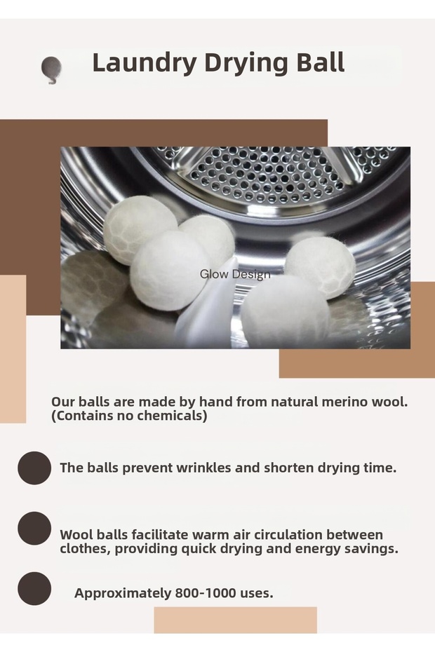 Wool Drying Ball 4 Pcs Scented - 2